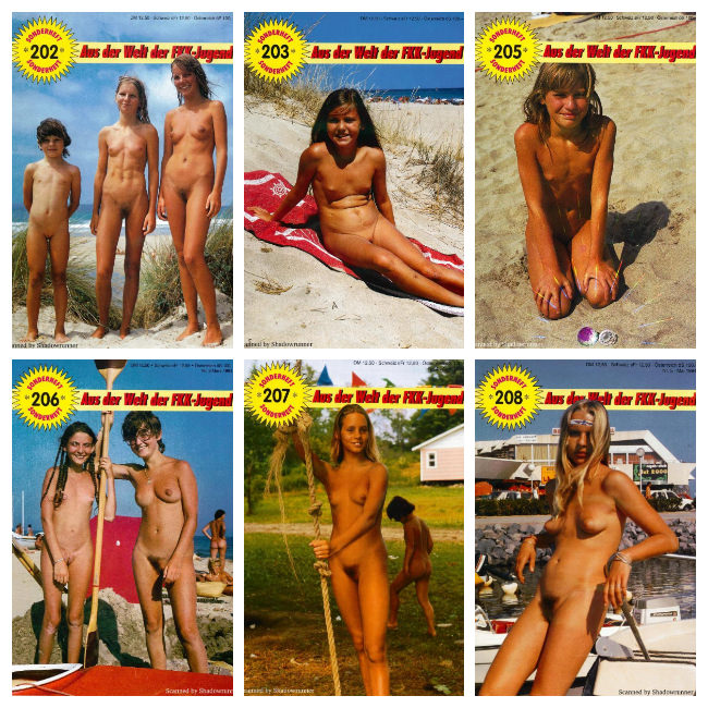 Sonnenfreunde Sonderheft Nr.200-208 naturism gallery magazine