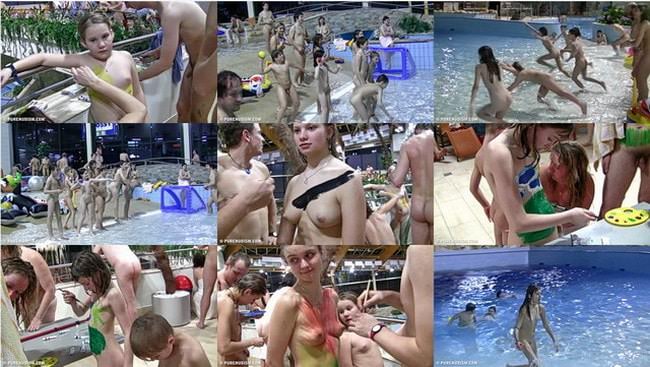 Naturism pool video - Escaping the hot sun
