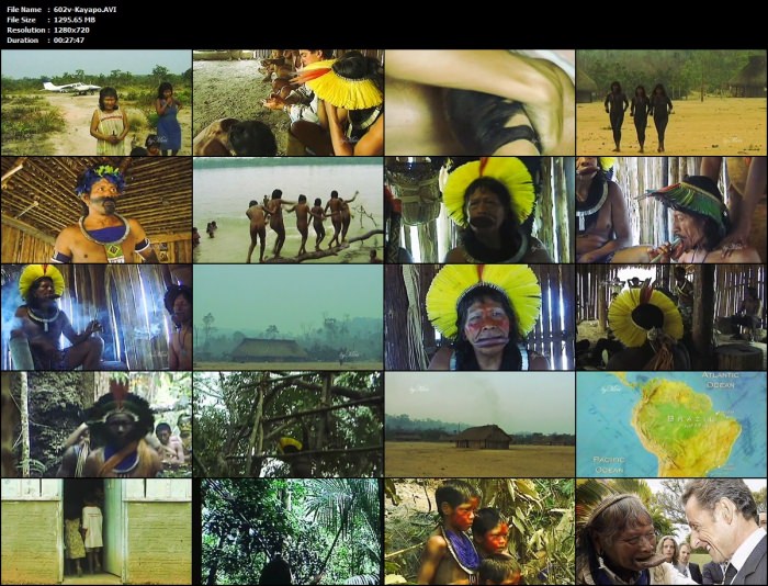 Kayapo - native indians Brazil Naturism Documentary video